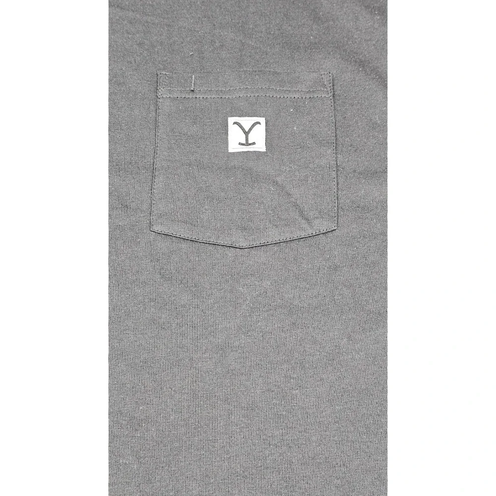 Yellowstone Dutton‎ Ranch T-Shirt Mens Large. Black Promo Sample TV Show. NWT